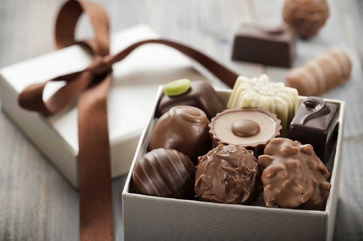 A beautifully wrapped Truffle Gift Box